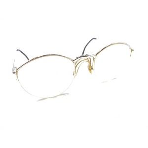 Porsche Design Carrera Vintage 5670 40 Gold Half Rim Eyeglasses Frames 53-23 140